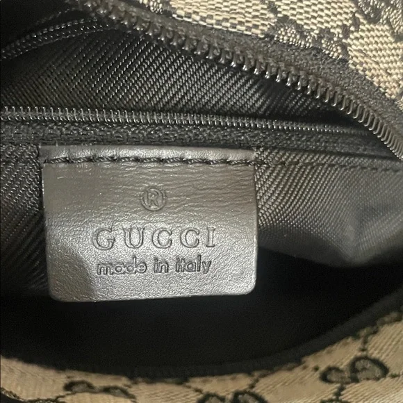 Gucci Black and Gray Signature Tote